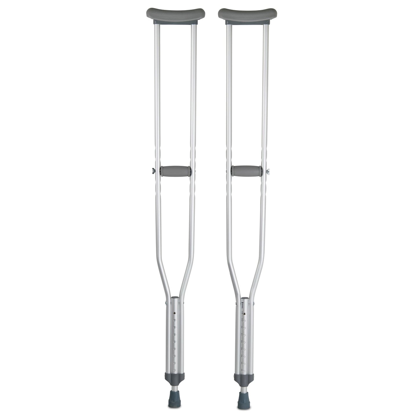 Crutch, Alum Psh-Btn Adj Tall Adlt 350lb (8pr/cs)