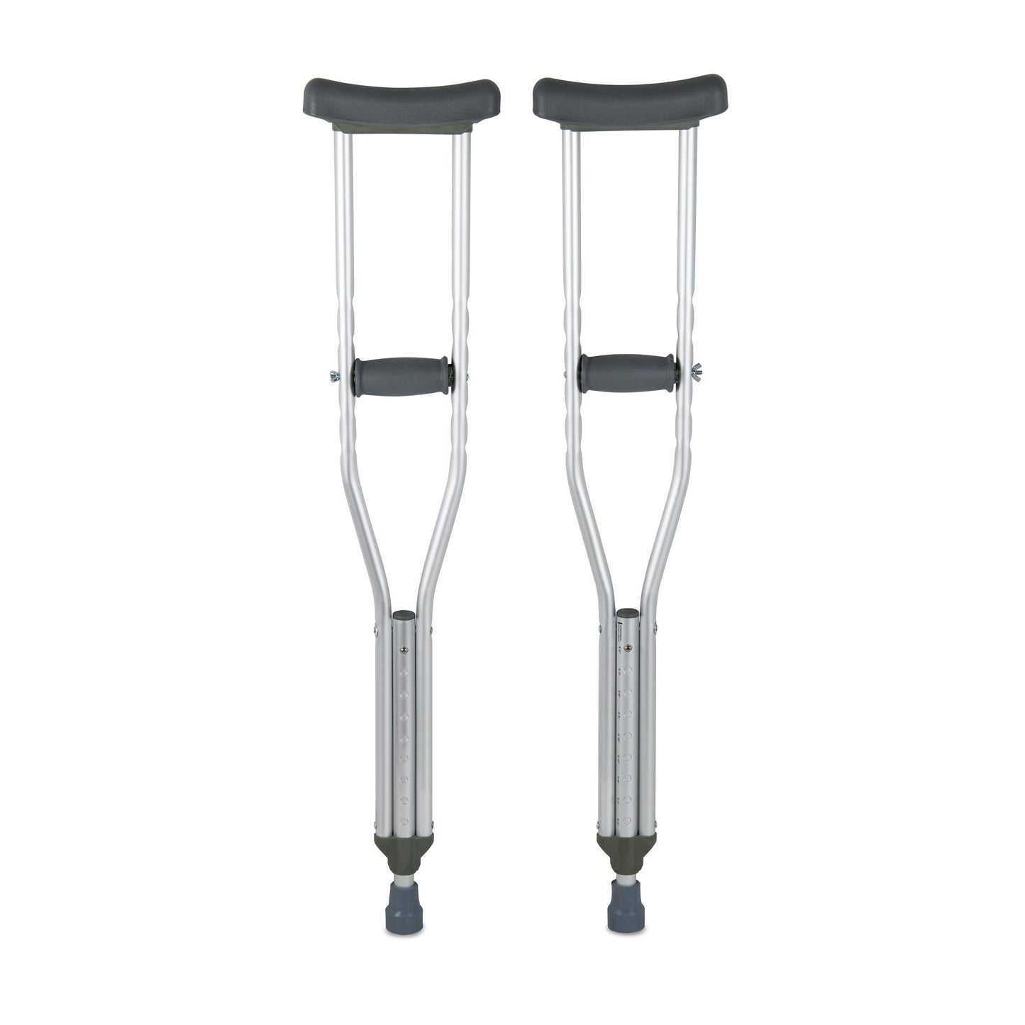 Crutch, Alum Psh-Btn Adj Yth 350lb (8pr/cs)