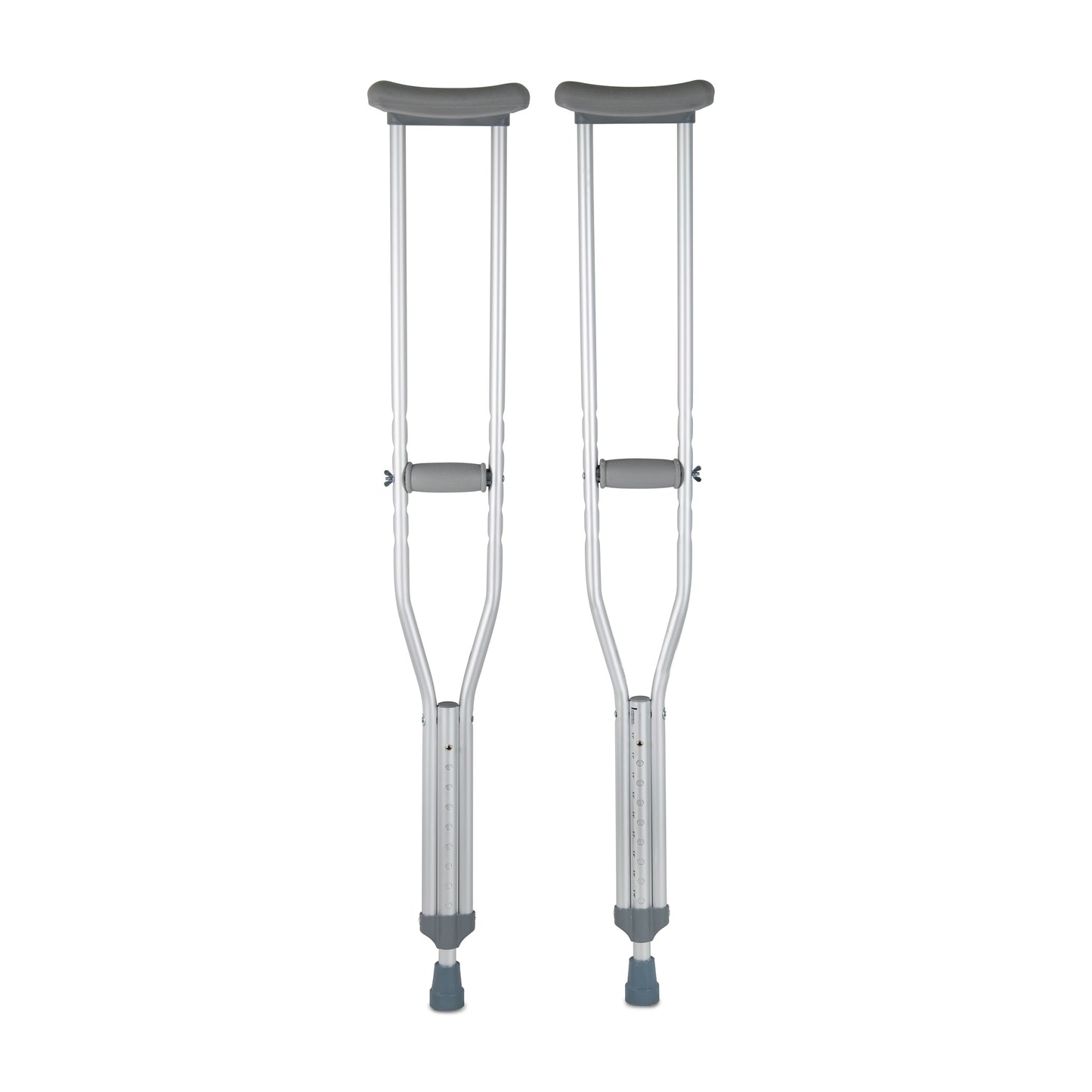 Crutch, Alum Psh-Btn Adj Adlt 350lb (8pr/cs)