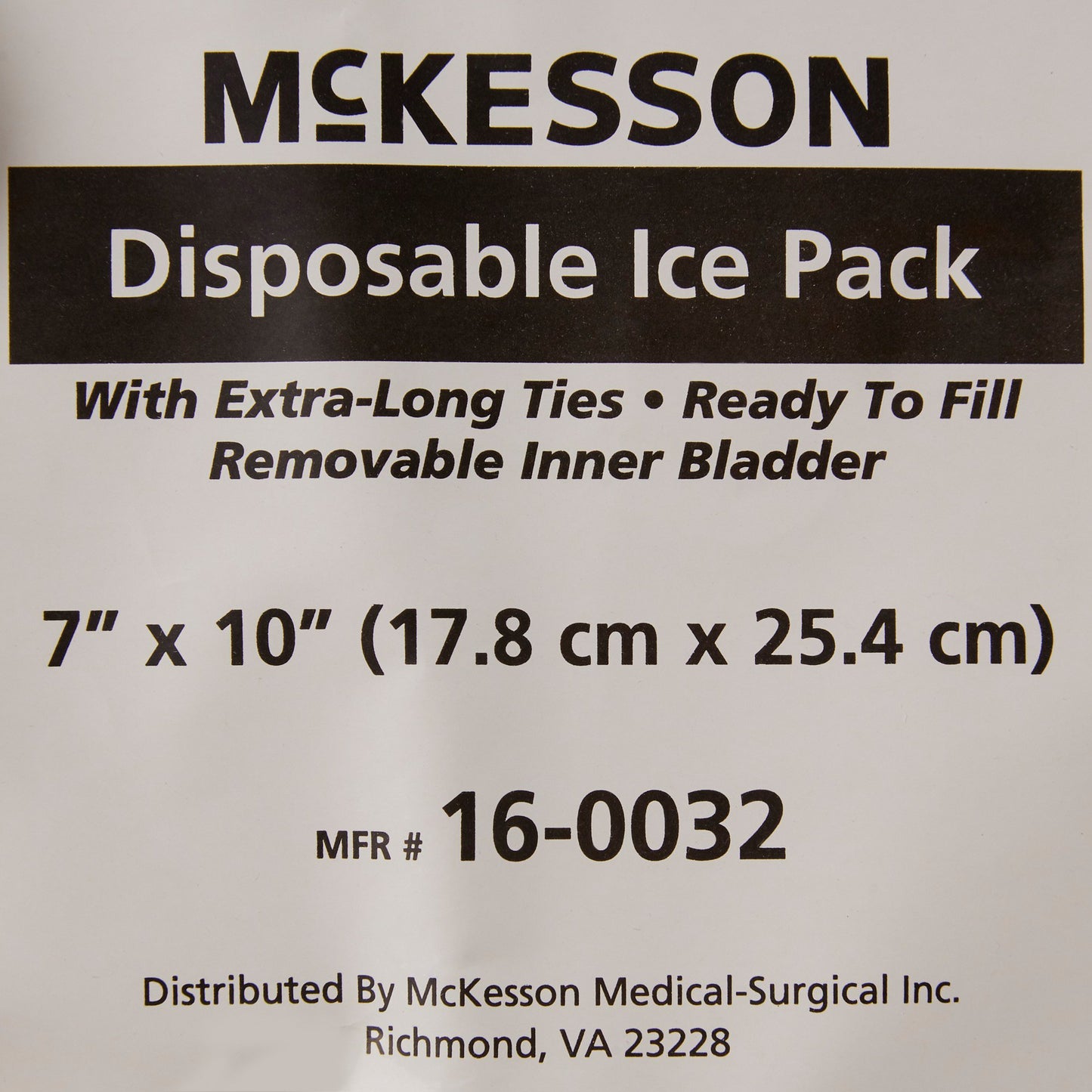 Pack, Ice W/ties 7"x10" Lf (10/bg 10bg/cs) Mgm16