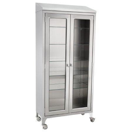 Cabinet, Storage W/5shlvs S/s 16"x48"x78" D/s