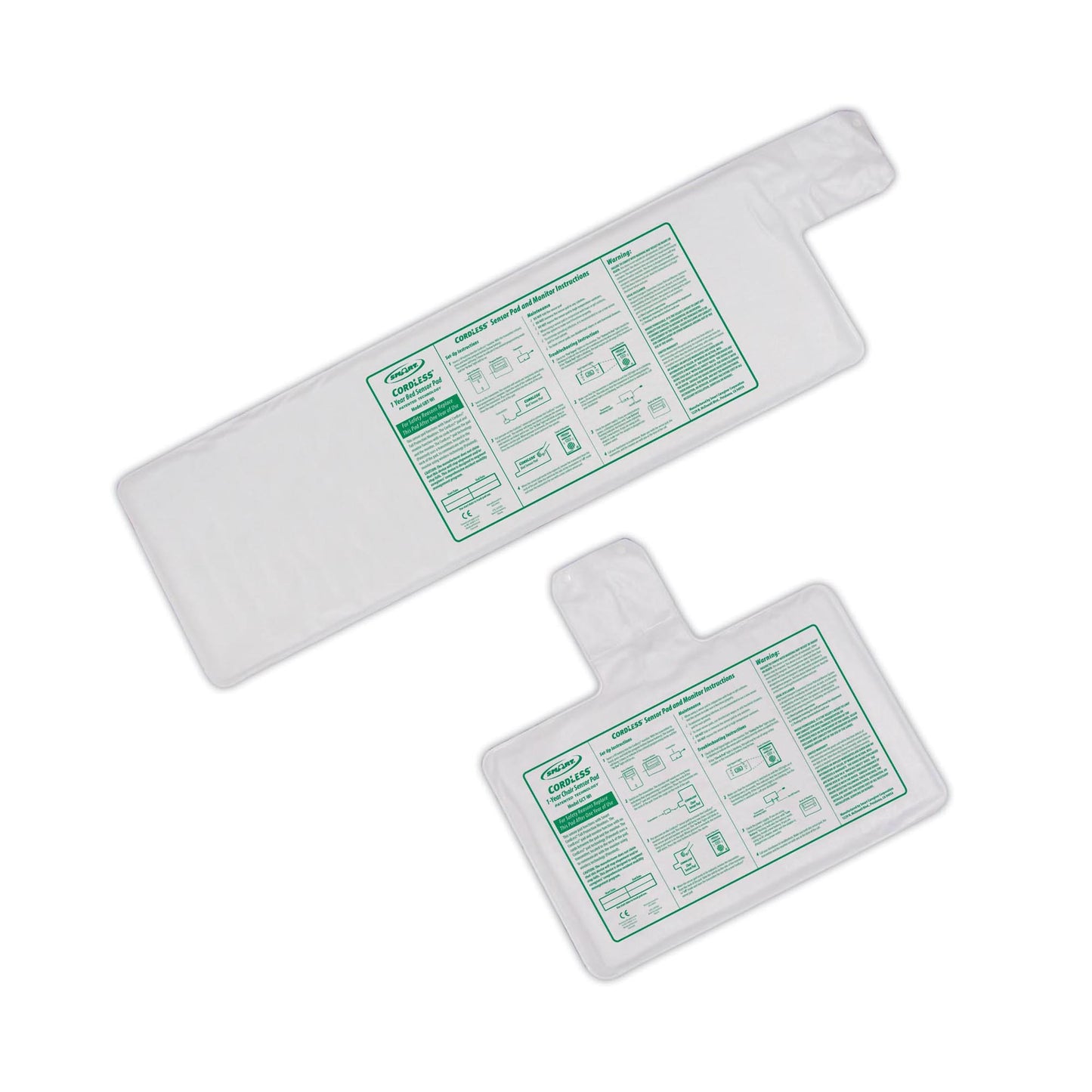 Pad, Bed Alarm W/cordless Tranmtr Ghost Cord 10"x30"