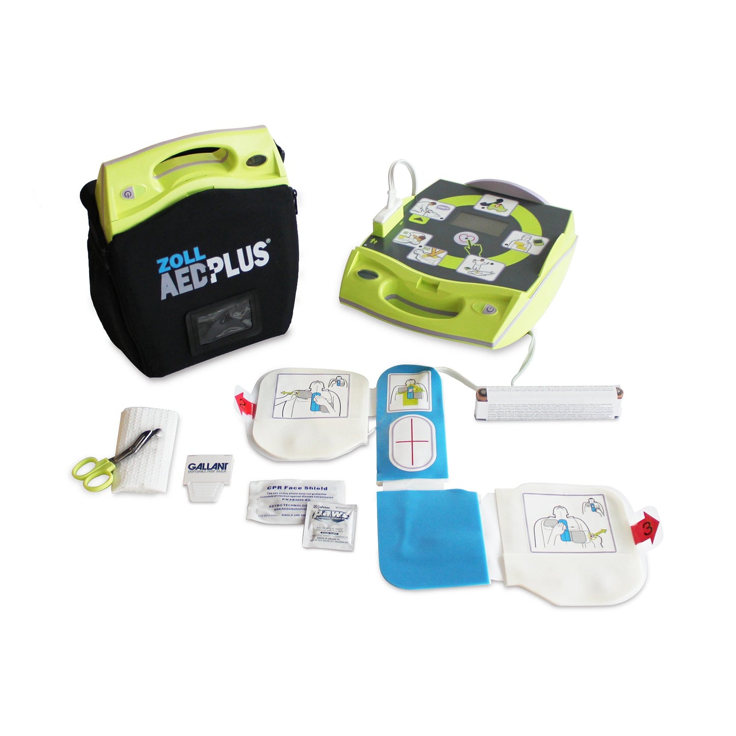 Defibrillator, Zoll Aed + W/carry Case Zolmed