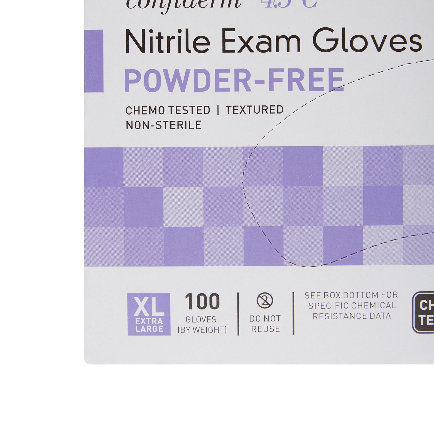 Glove, Exam Ntrl Xl N/s Chemo 4.5c (100/bx 10bx/cs)