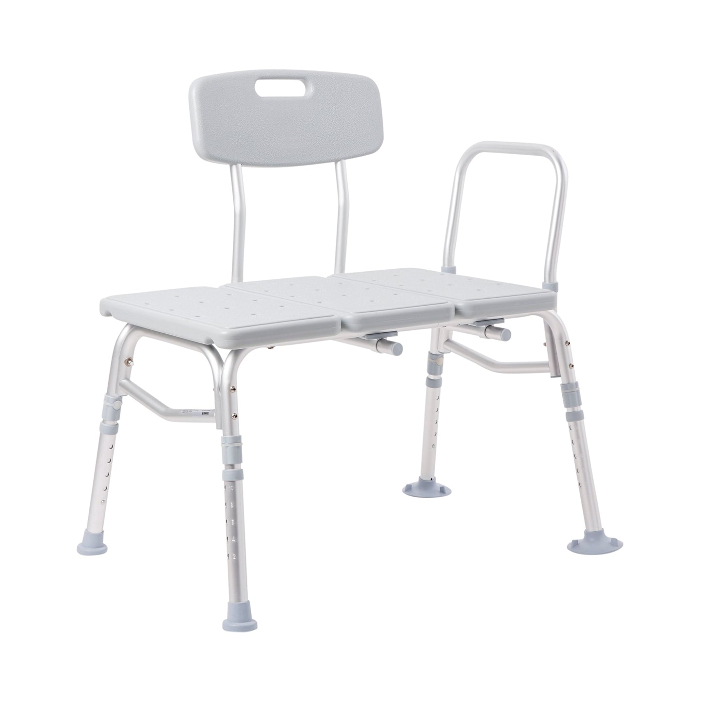 Bench, Trans W/back Alum Frame400lbs