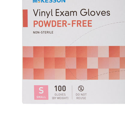 Glove, Exam Vnyl Sm N/s (100/bx 10bx/cs)