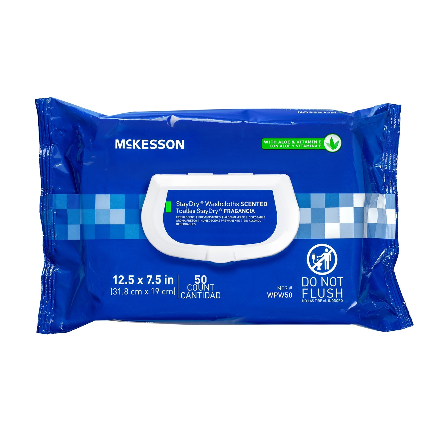 Wipe, Pre-Moist W/dspng Lid (50/pk 12pk/cs) Mgm16